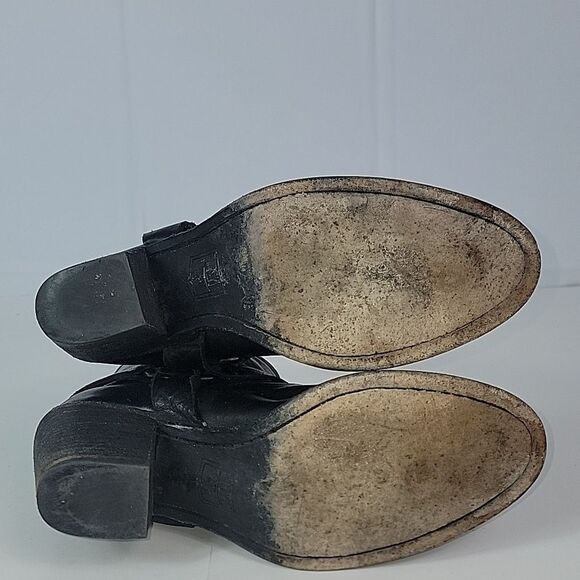 Frye Tabitha Harness Leather Women's Ankle Boots - Picture 9 of 14